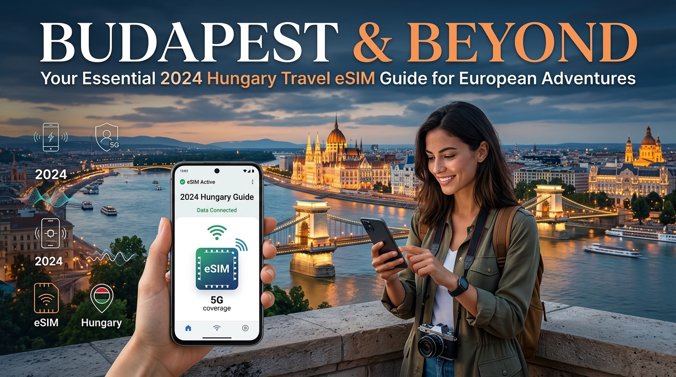 Budapest y más allá: Tu guía esencial de eSIM para viajar a Hungría en 2024 y tus aventuras por Europa