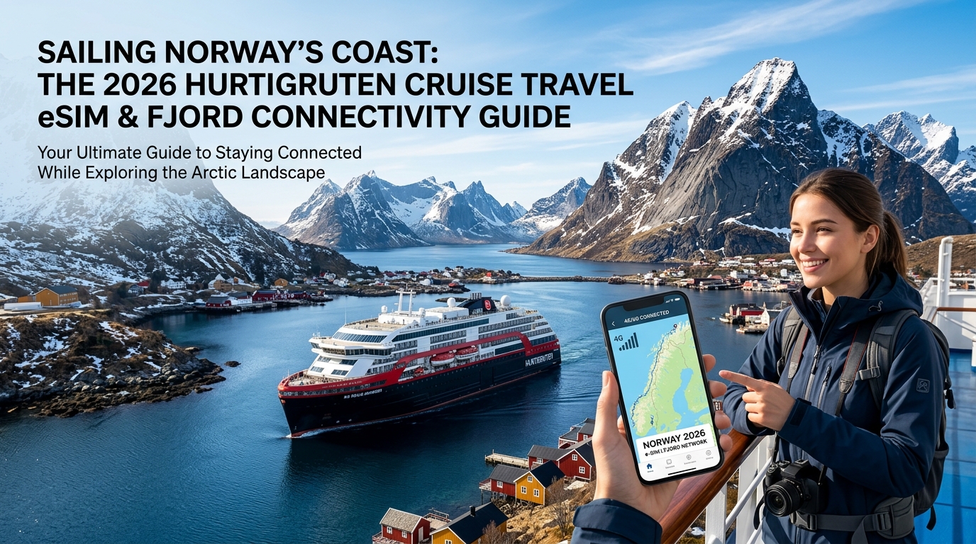 Sailing Norway's Coast: The 2026 Hurtigruten Cruise Travel eSIM & Fjord Connectivity Guide