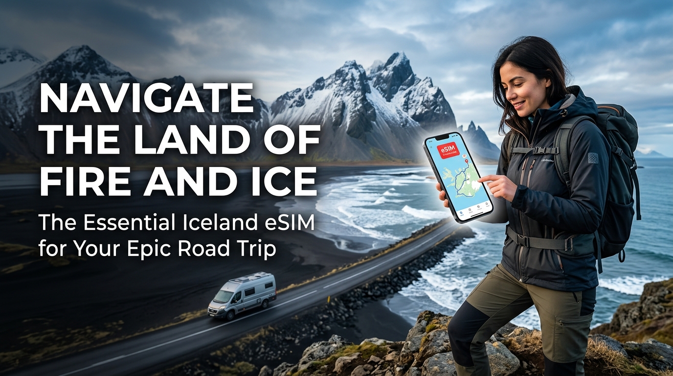 Navigate the Land of Fire and Ice: The Essential Iceland eSIM for Your Epic Road Trip