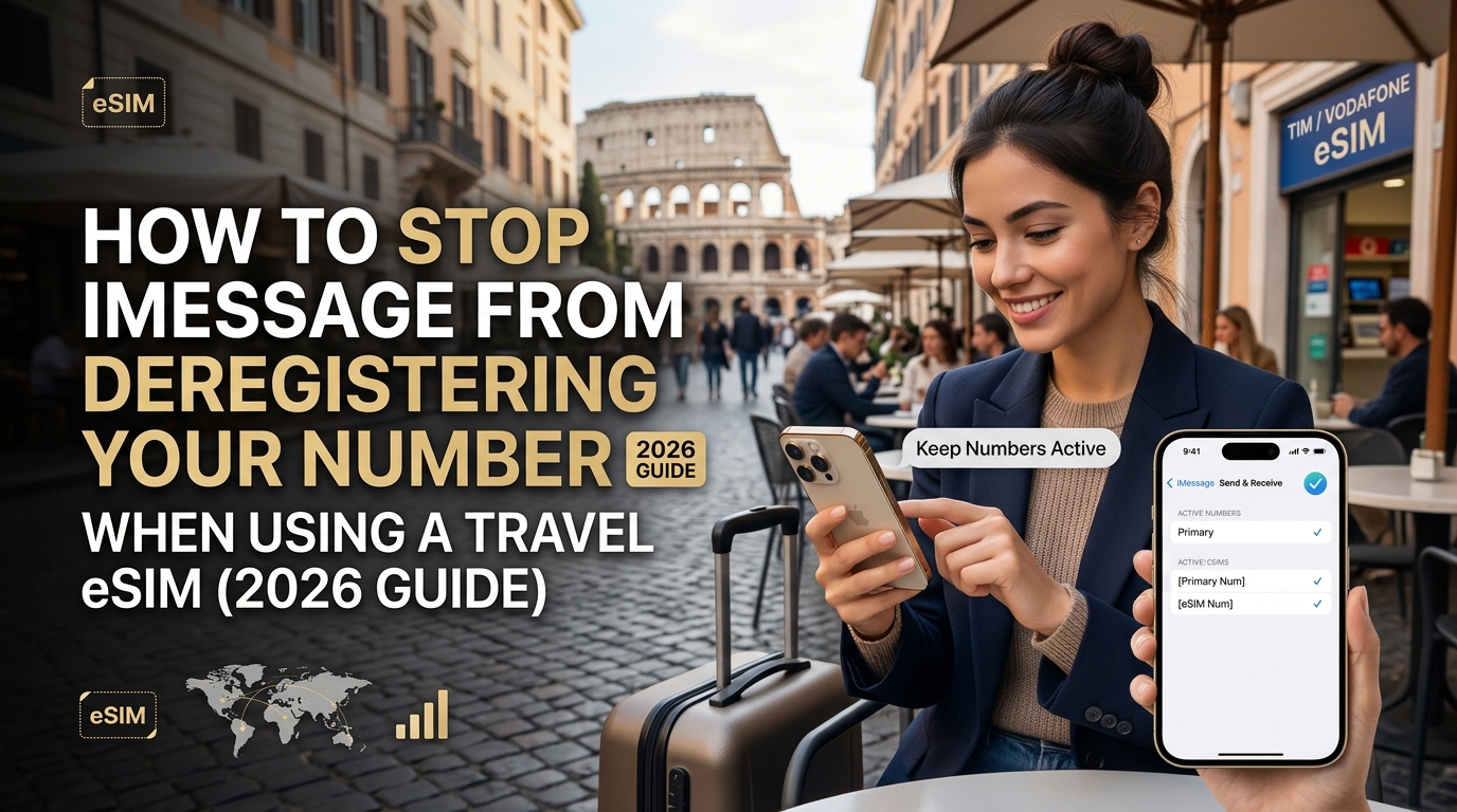 How to Stop iMessage from Deregistering Your Number When Using a Travel eSIM (2026 Guide)