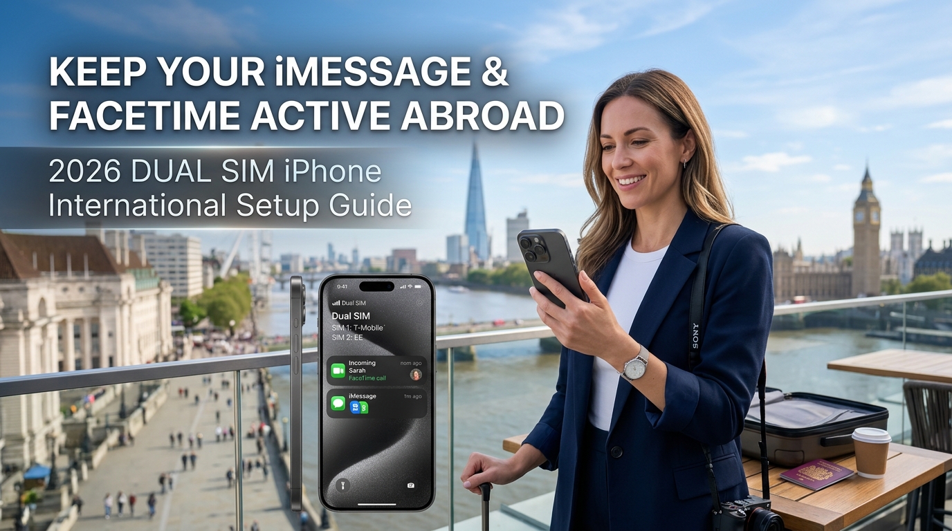 Keep Your iMessage & FaceTime Active Abroad: 2026 Dual SIM iPhone International Setup Guide