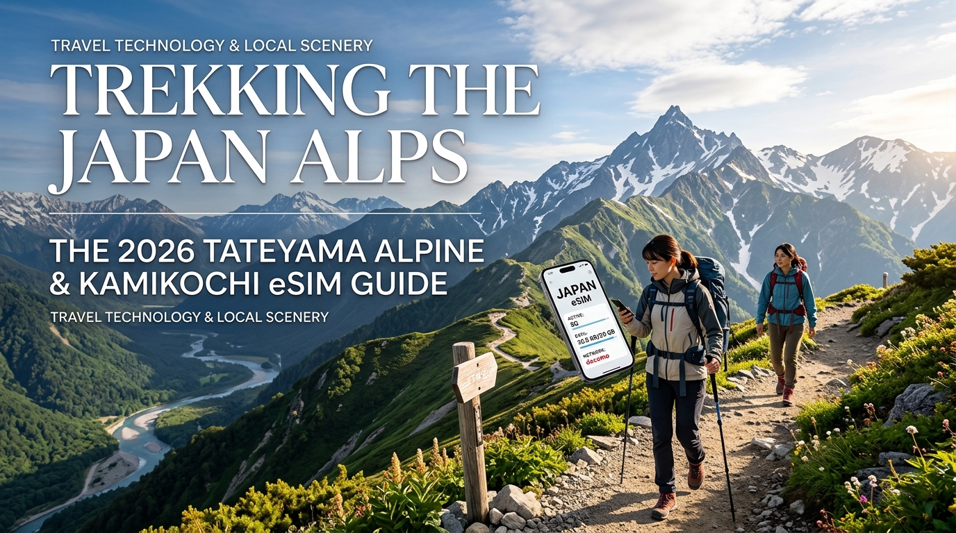 Trekking the Japan Alps: The 2026 Tateyama Alpine & Kamikochi eSIM Guide