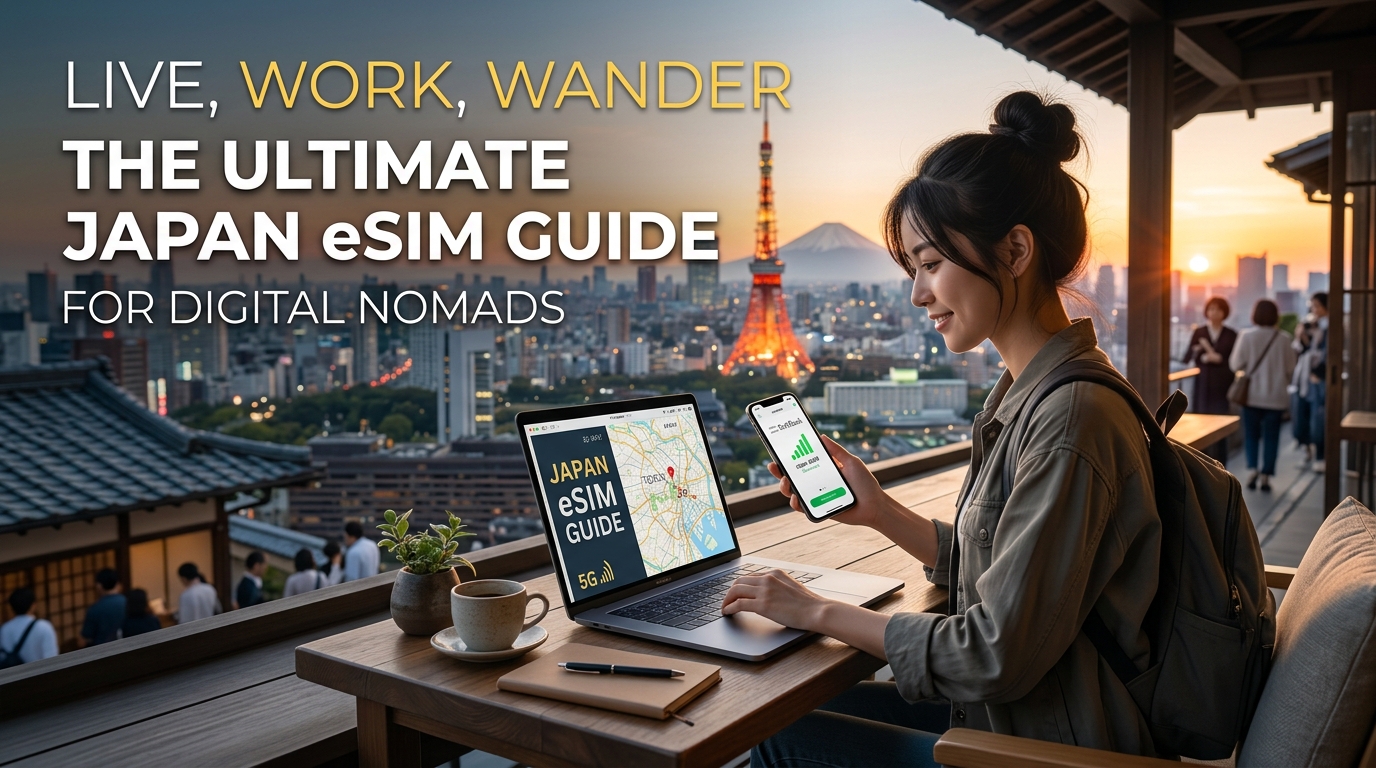 Live, Work, Wander: The Ultimate Japan eSIM Guide for Digital Nomads