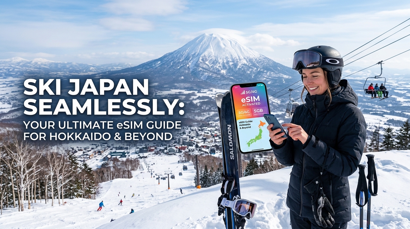 Ski Japan Seamlessly: Your Ultimate eSIM Guide for Hokkaido & Beyond