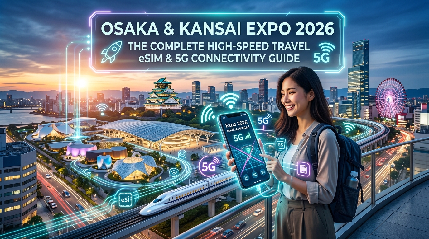 Osaka & Kansai Expo 2026: The Complete High-Speed Travel eSIM & 5G Connectivity Guide