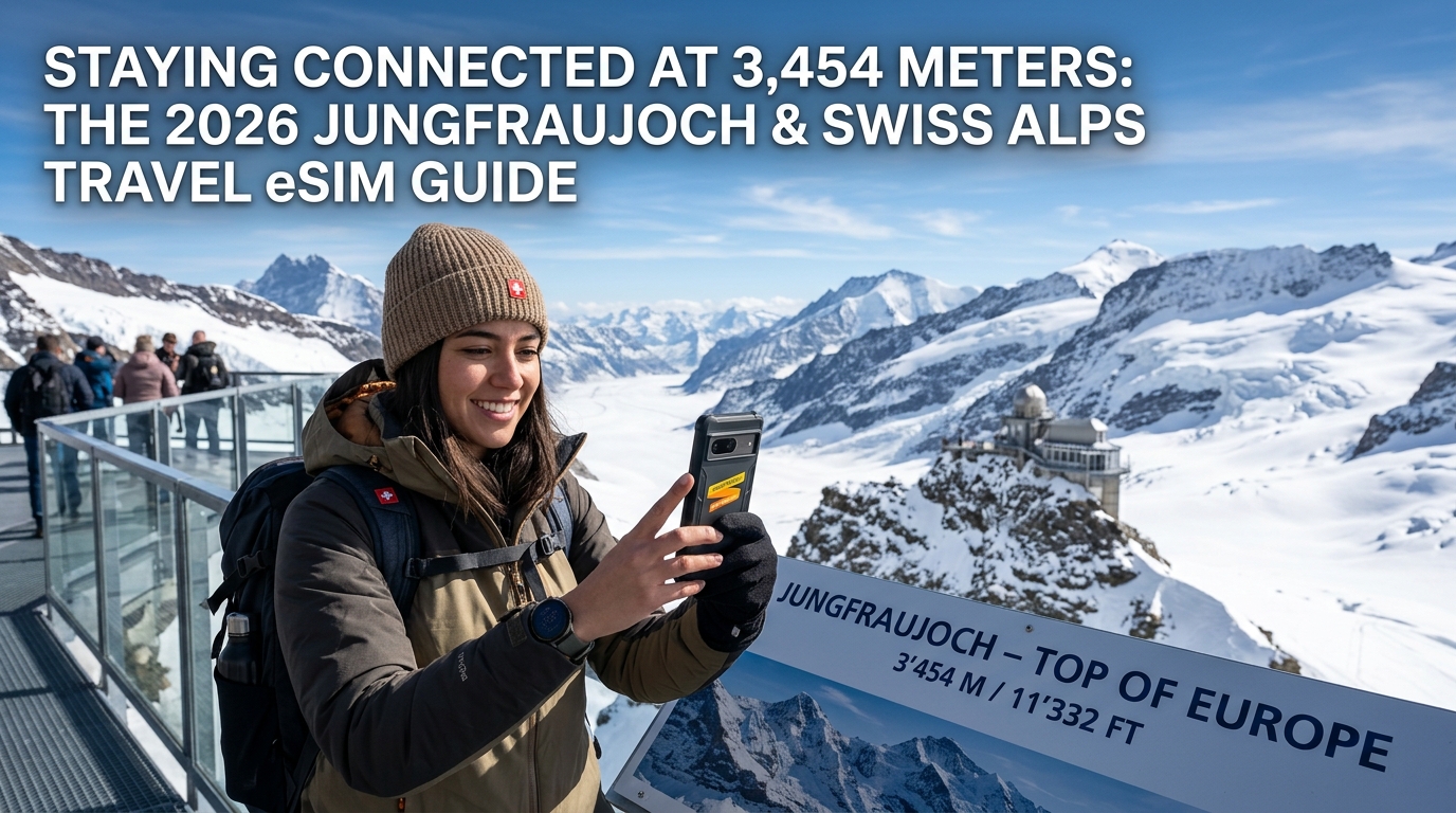 Staying Connected at 3,454 Meters: The 2026 Jungfraujoch & Swiss Alps Travel eSIM Guide
