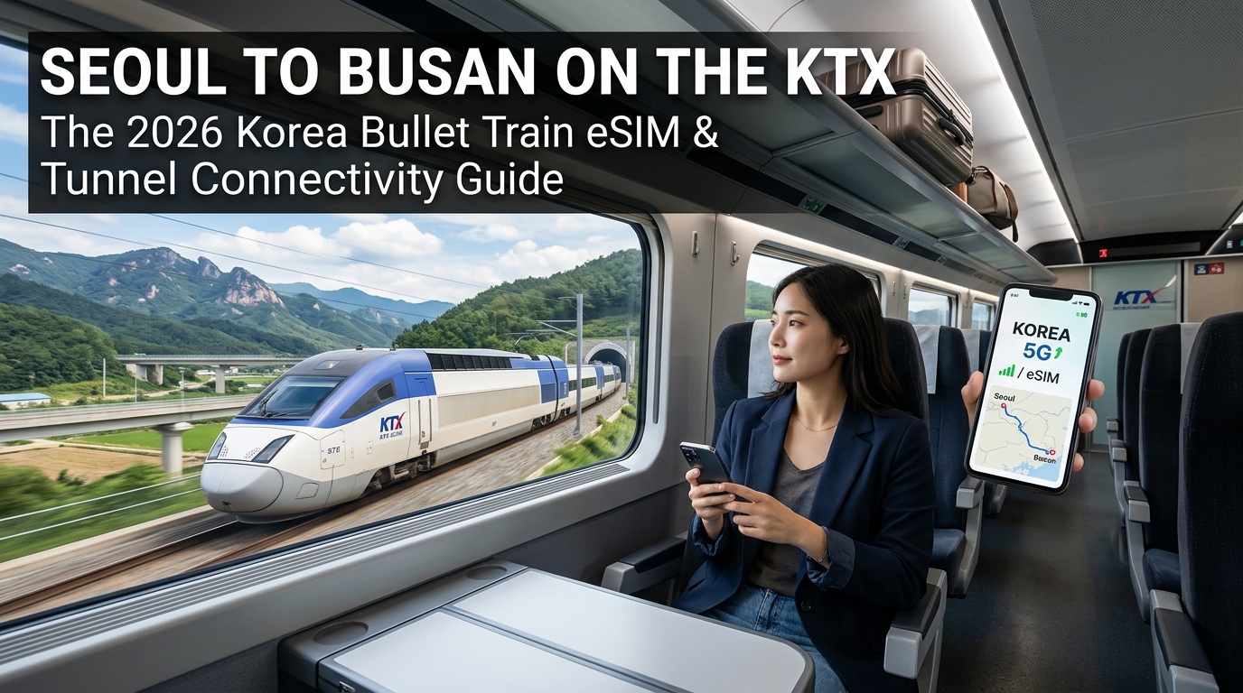 Seoul to Busan on the KTX: The 2026 Korea Bullet Train eSIM & Tunnel Connectivity Guide