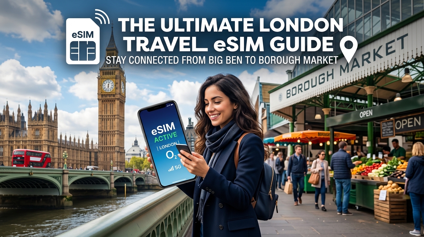 The Ultimate London Travel eSIM Guide: Stay Connected from Big Ben to Borough Market
