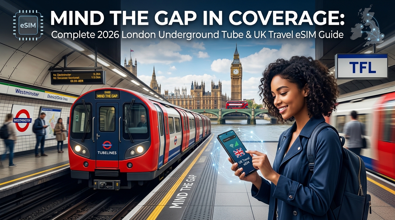 Mind the Gap in Coverage: Complete 2026 London Underground Tube & UK Travel eSIM Guide