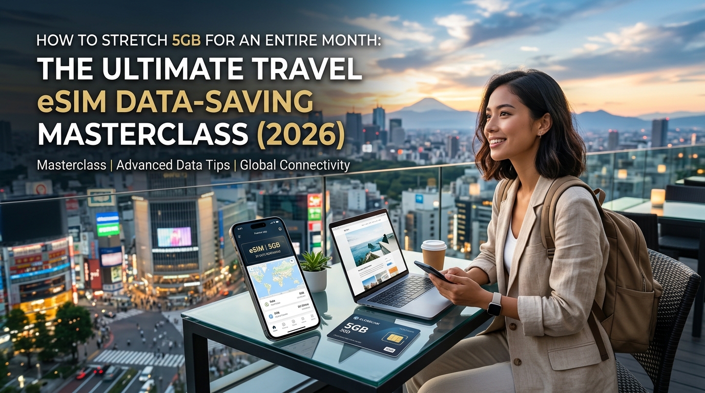 How to Stretch 5GB for an Entire Month: The Ultimate Travel eSIM Data-Saving Masterclass (2026)