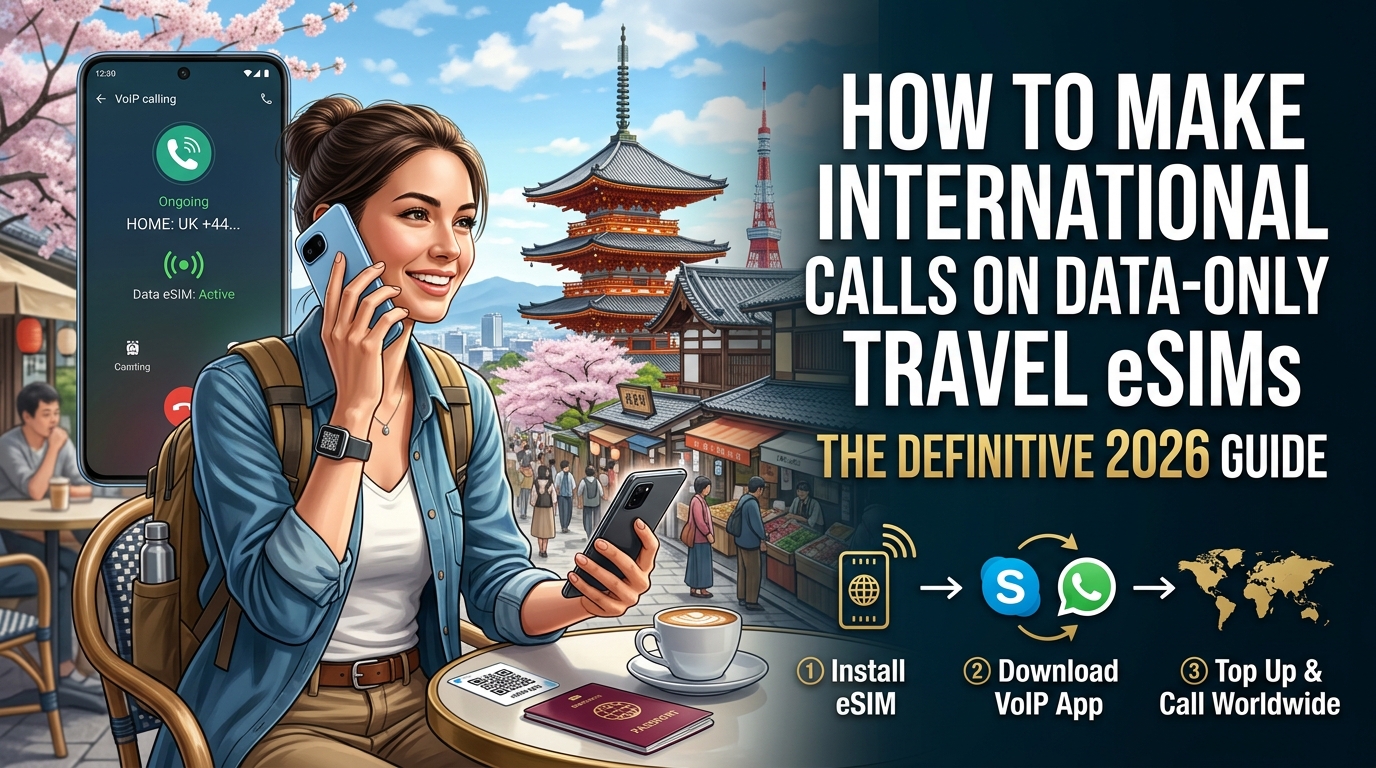 How to Make International Calls on Data-Only Travel eSIMs: The Definitive 2026 Guide