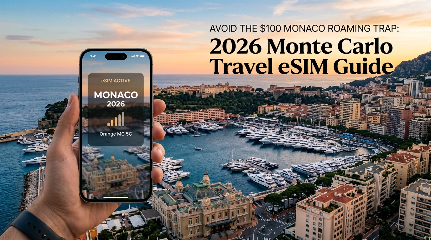 Avoid the $100 Monaco Roaming Trap: 2026 Monte Carlo Travel eSIM Guide
