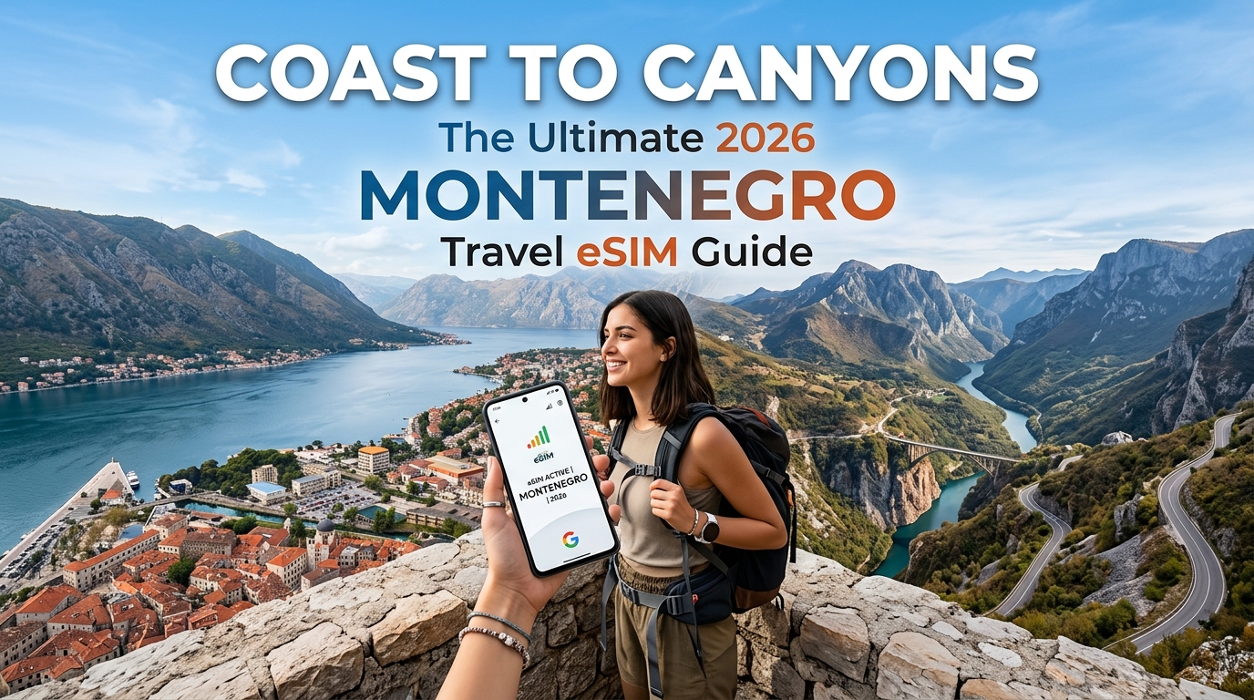 Coast to Canyons: The Ultimate 2026 Montenegro Travel eSIM Guide