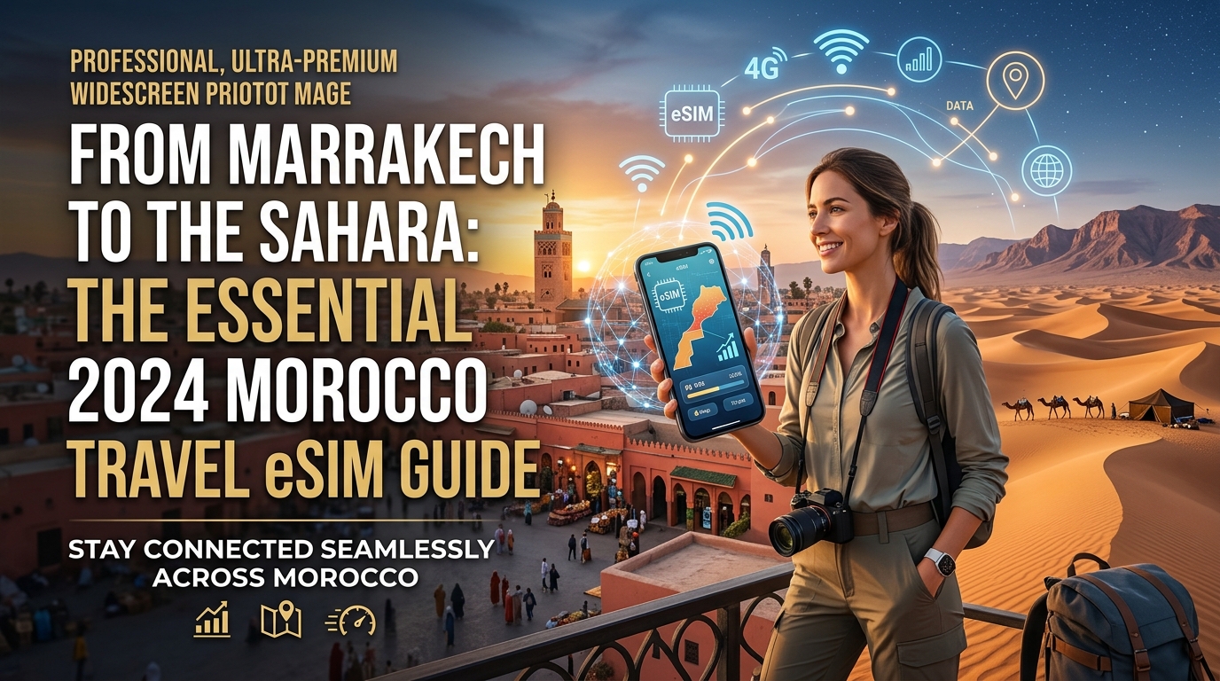 From Marrakech to the Sahara: The Essential 2024 Morocco Travel eSIM Guide