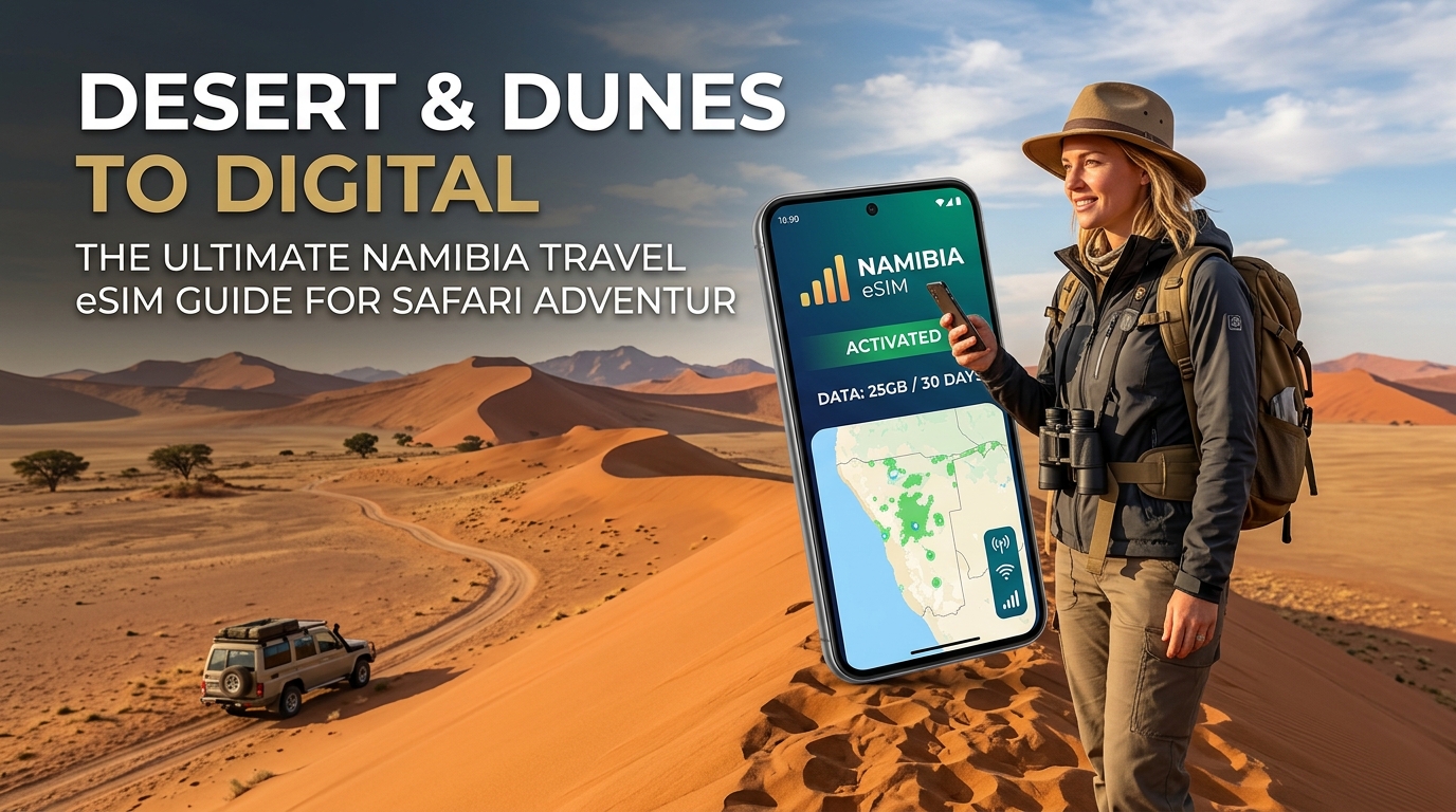 Desert & Dunes to Digital: The Ultimate Namibia Travel eSIM Guide for Safari Adventurers