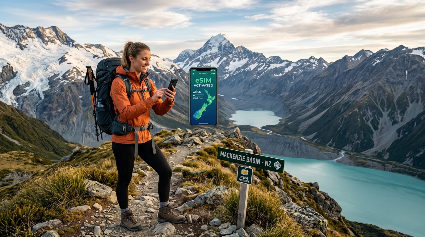 Conquer New Zealand's Wilderness: Your Essential eSIM Guide for Uninterrupted Adventure