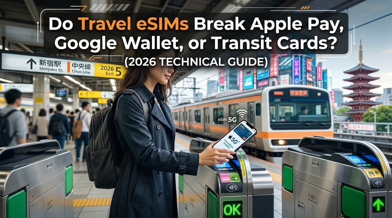 Do Travel eSIMs Break Apple Pay, Google Wallet, or Transit Cards? (2026 Technical Guide)