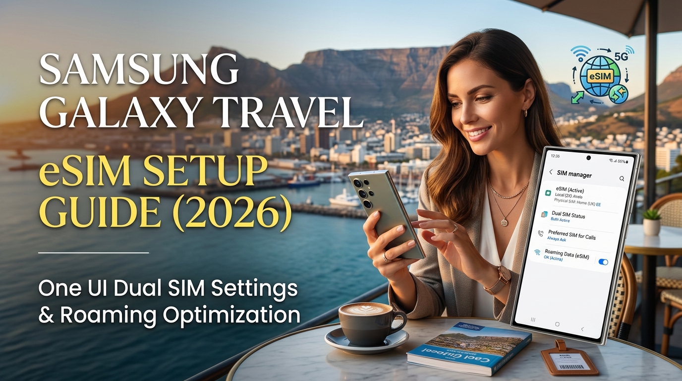 Samsung Galaxy Travel eSIM Setup Guide (2026): One UI Dual SIM Settings and Roaming Optimization