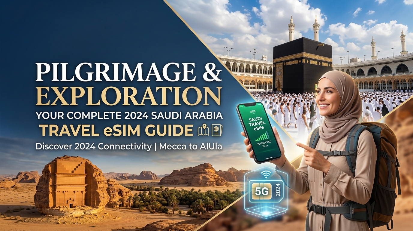 Pilgrimage & Exploration: Your Complete 2024 Saudi Arabia Travel eSIM Guide