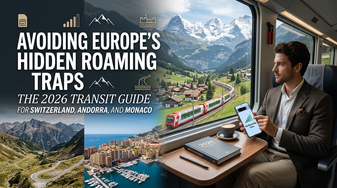 Avoiding Europe's Hidden Roaming Traps: The 2026 Transit Guide for Switzerland, Andorra, and Monaco