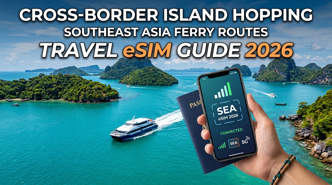 Cross-Border Island Hopping: Southeast Asia Ferry Routes Travel eSIM Guide 2026