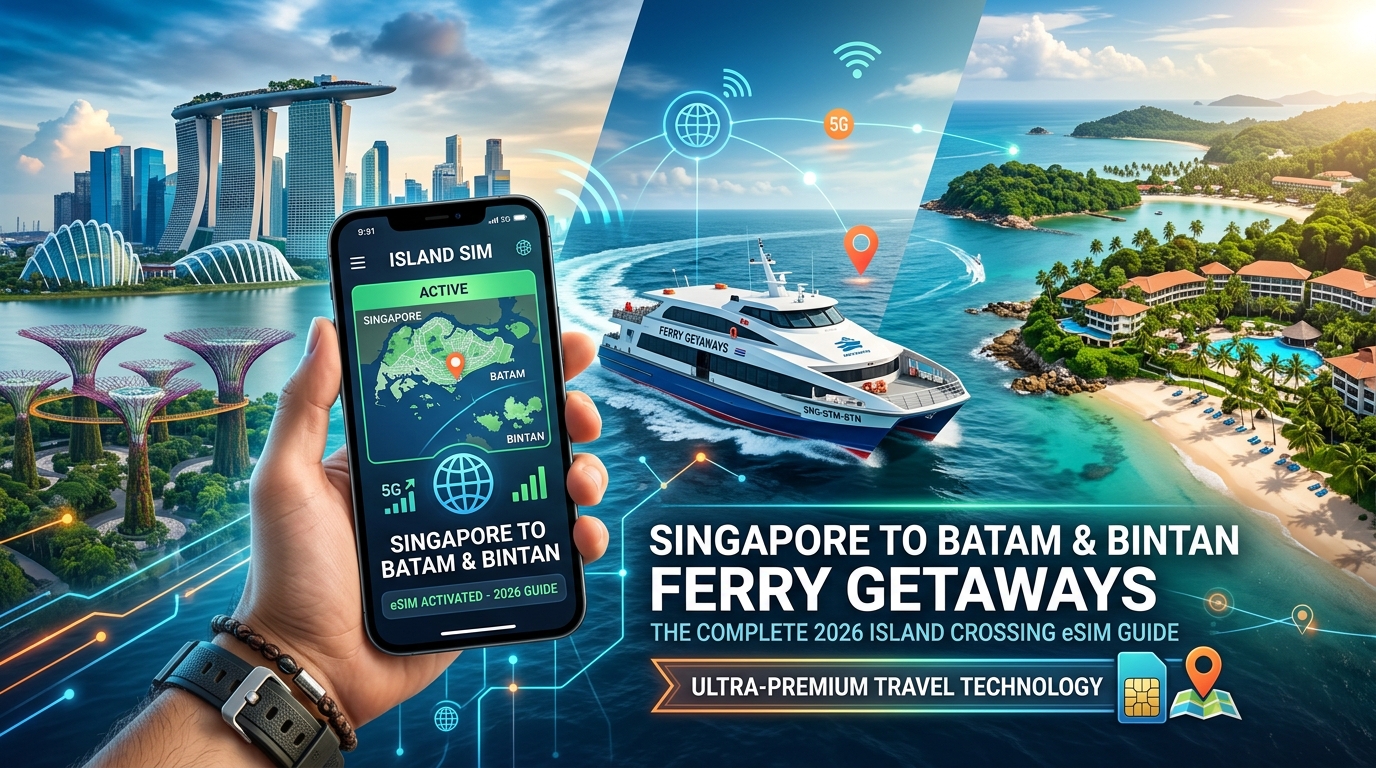 Singapore to Batam & Bintan Ferry Getaways: The Complete 2026 Island Crossing eSIM Guide