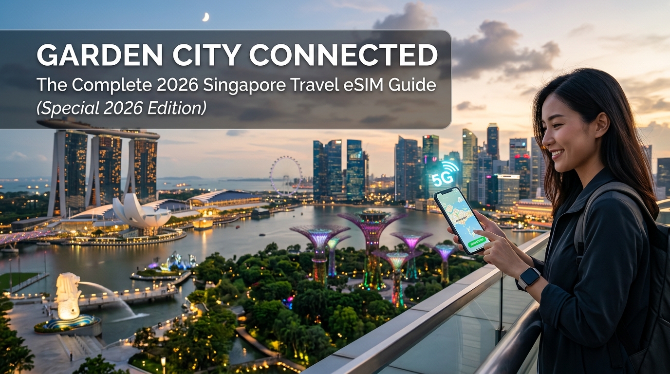 Garden City Connected: The Complete 2026 Singapore Travel eSIM Guide (Special 2026 Edition)