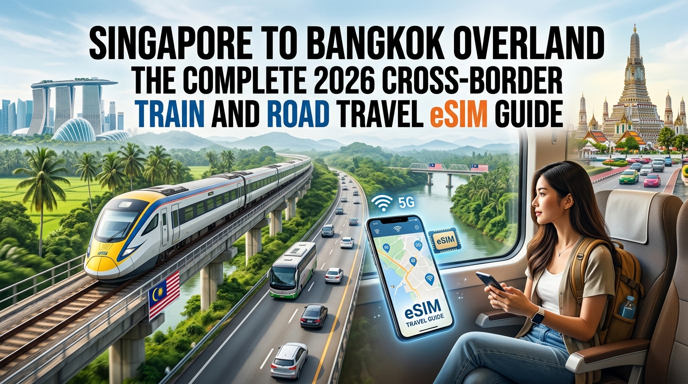 Singapore to Bangkok Overland: The Complete 2026 Cross-Border Train and Road Travel eSIM Guide