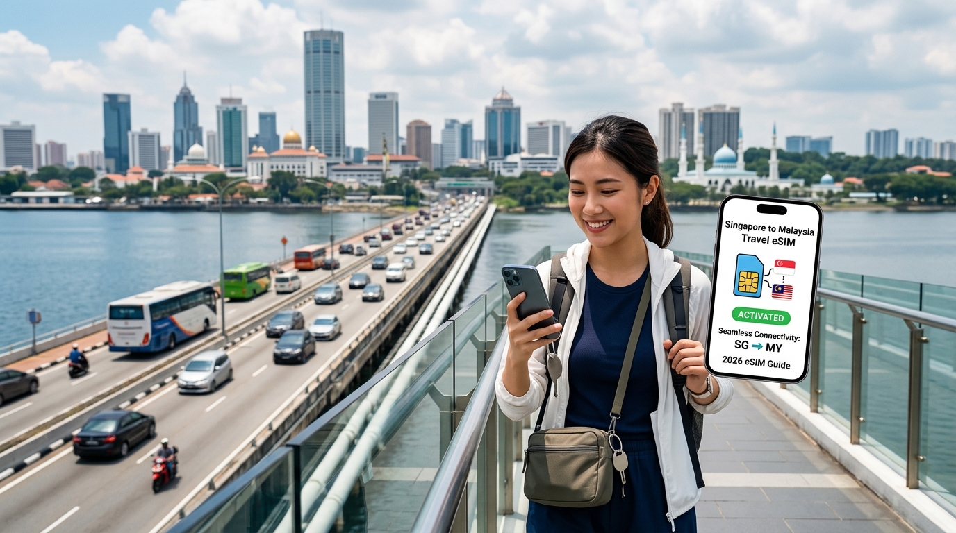 Seamless Causeway Crossing: The Complete 2026 Singapore to Malaysia Travel eSIM Guide