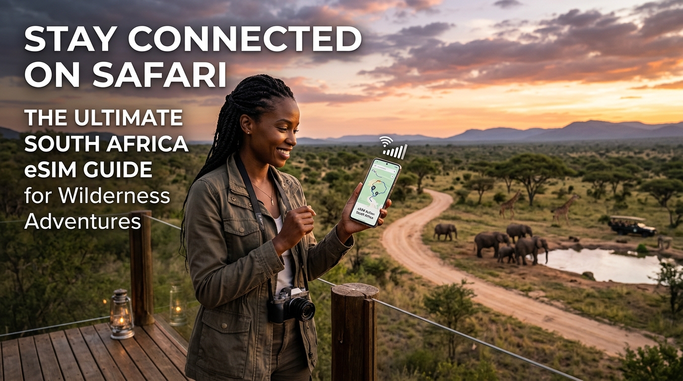 Stay Connected on Safari: The Ultimate South Africa eSIM Guide for Wilderness Adventures