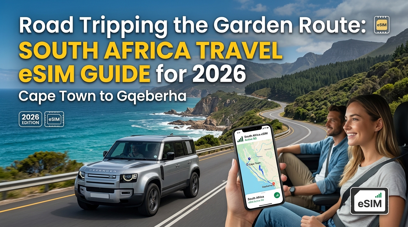 Road Tripping the Garden Route: South Africa Travel eSIM Guide for 2026 (Cape Town to Gqeberha)
