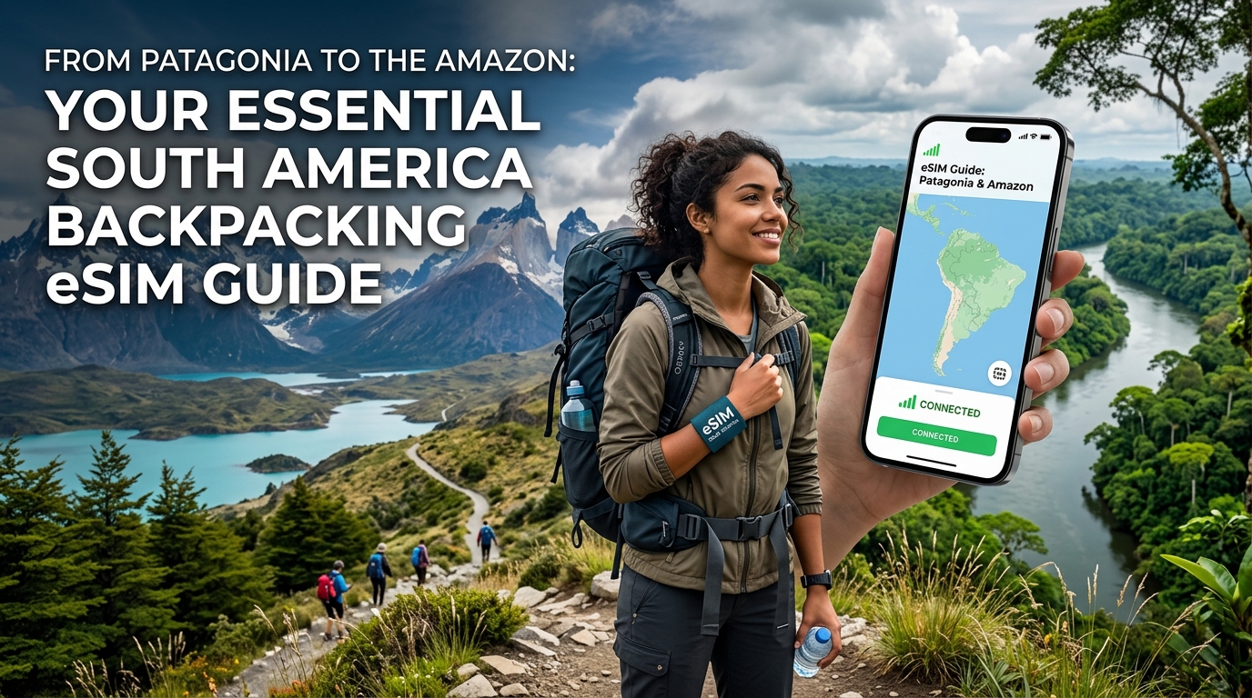 From Patagonia to the Amazon: Your Essential South America Backpacking eSIM Guide