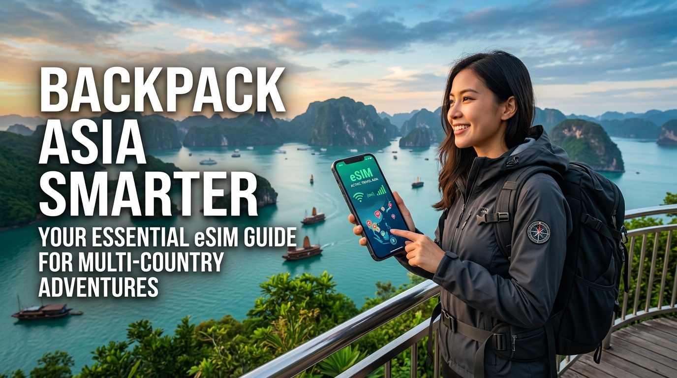 Backpack Asia Smarter: Your Essential eSIM Guide for Multi-Country Adventures