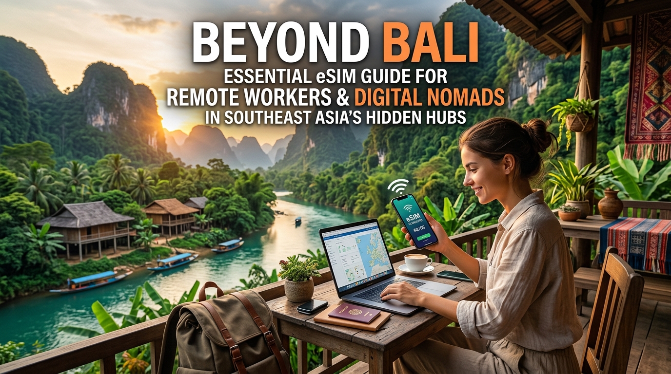 Beyond Bali: Essential eSIM Guide for Remote Workers & Digital Nomads in Southeast Asia's Hidden Hubs