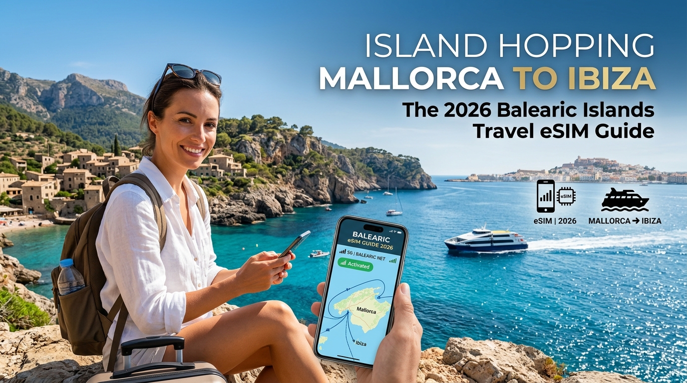 Island Hopping Mallorca to Ibiza: The 2026 Balearic Islands Travel eSIM Guide