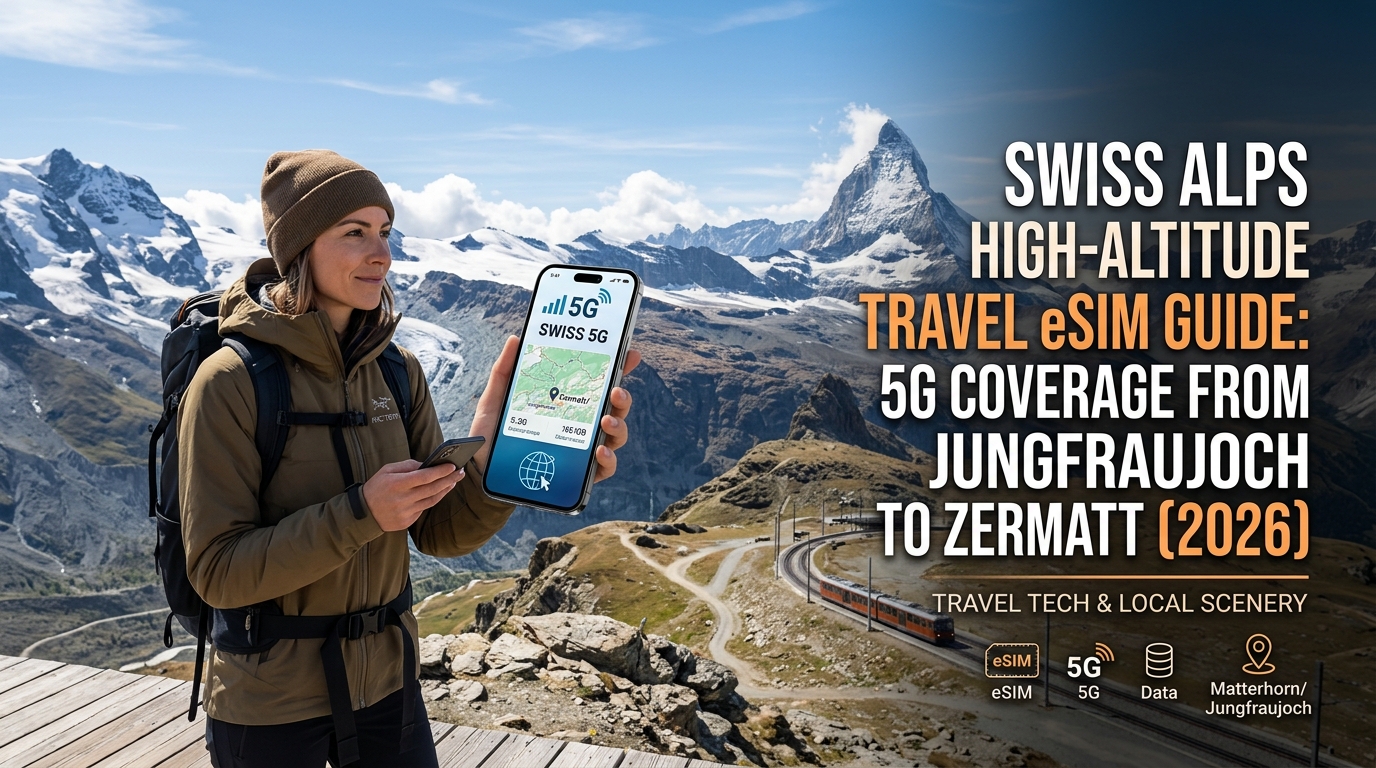 Swiss Alps High-Altitude Travel eSIM Guide: 5G Coverage from Jungfraujoch to Zermatt (2026)