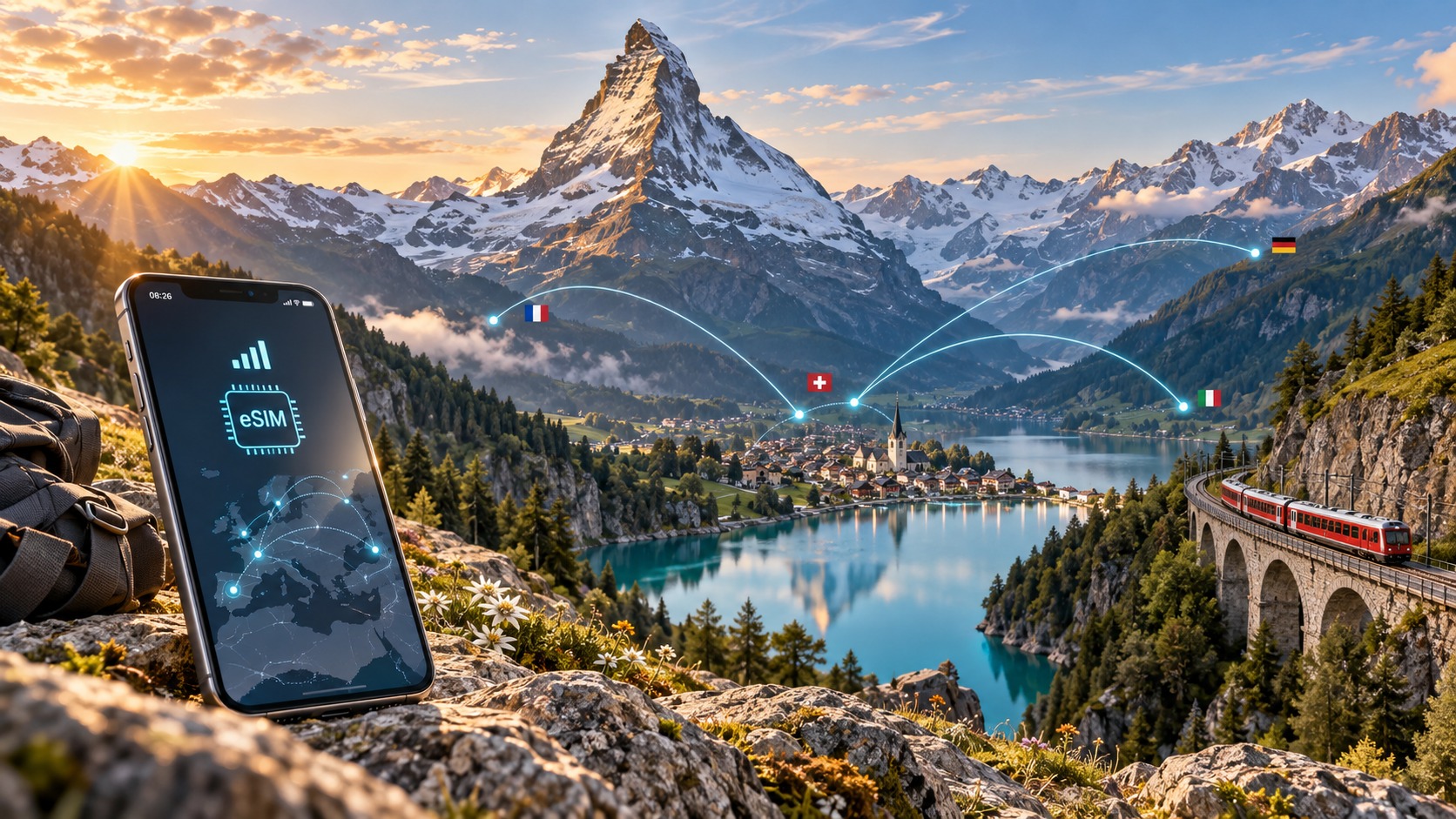 Conquering the Alps: The Definitive 2026 Switzerland Travel eSIM & Cross-Border Data Guide