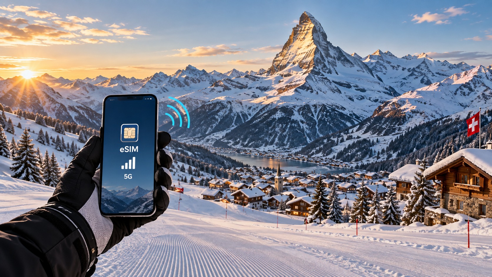 Peak Connectivity: The Essential 2026 eSIM Guide for Swiss Alpine Ski Trips