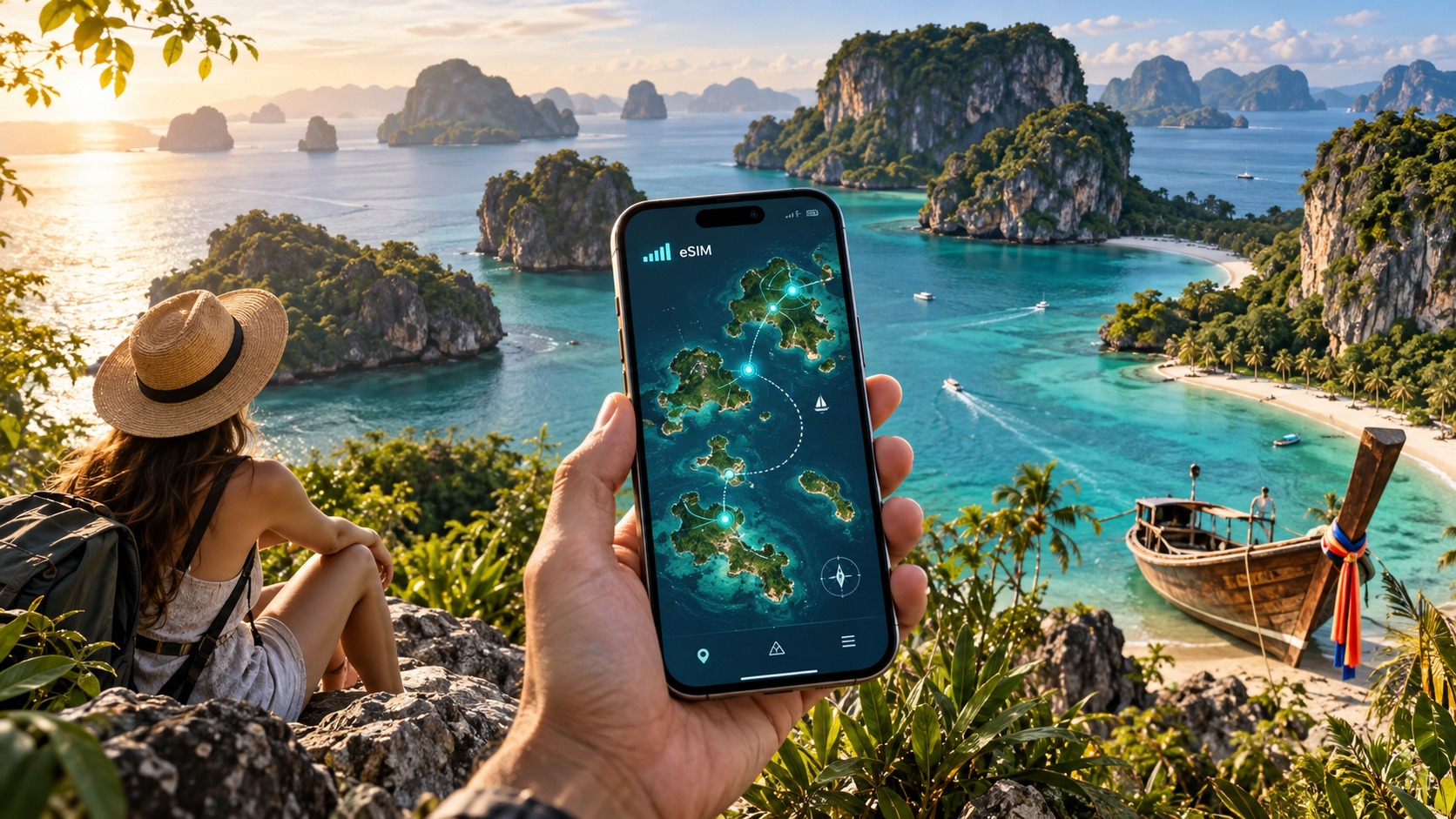Don't Get Stranded: The Complete 2026 eSIM Coverage Map for Thai Island Hopping