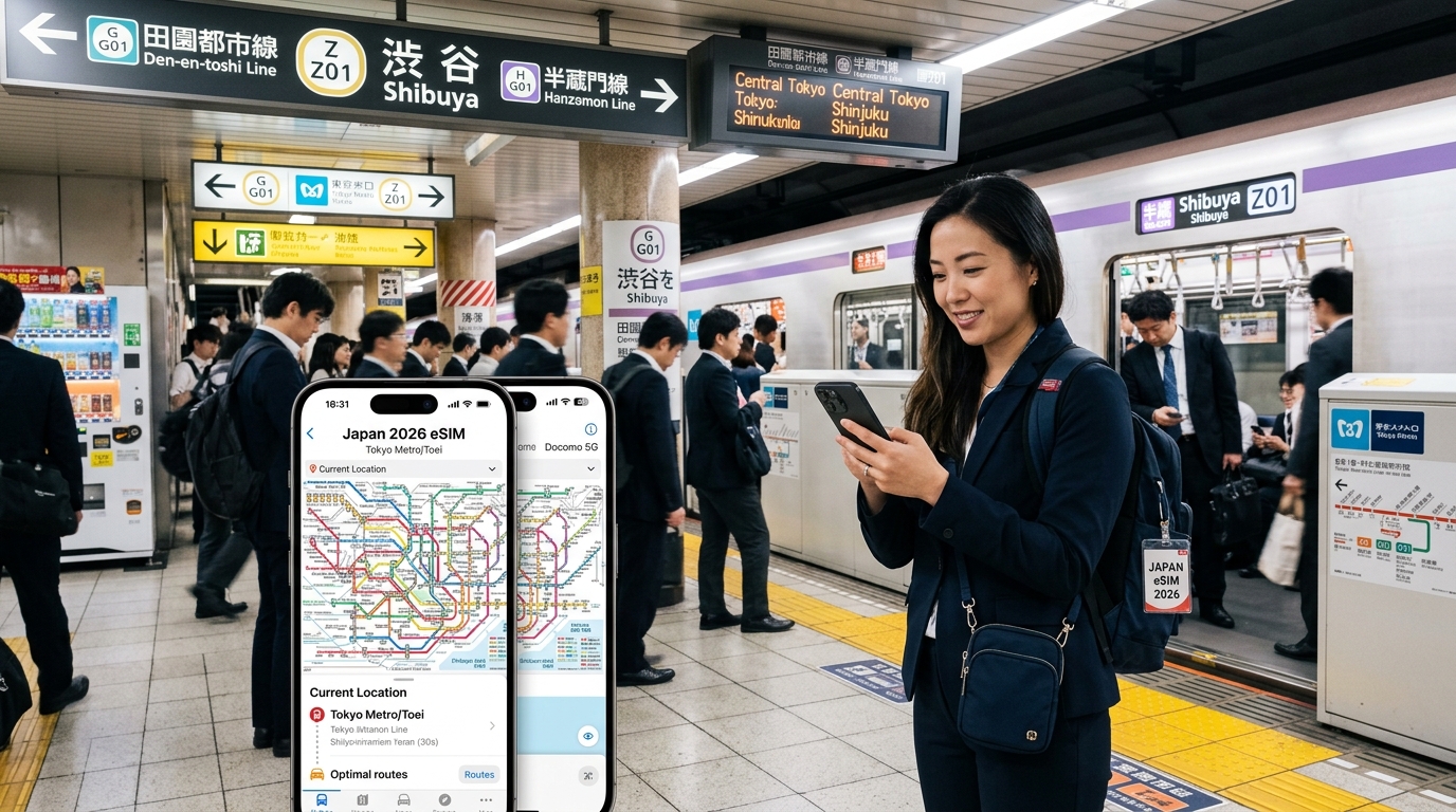 Navigating the Tokyo Underground: 2026 Japan eSIM Subway & Metro Connectivity Guide