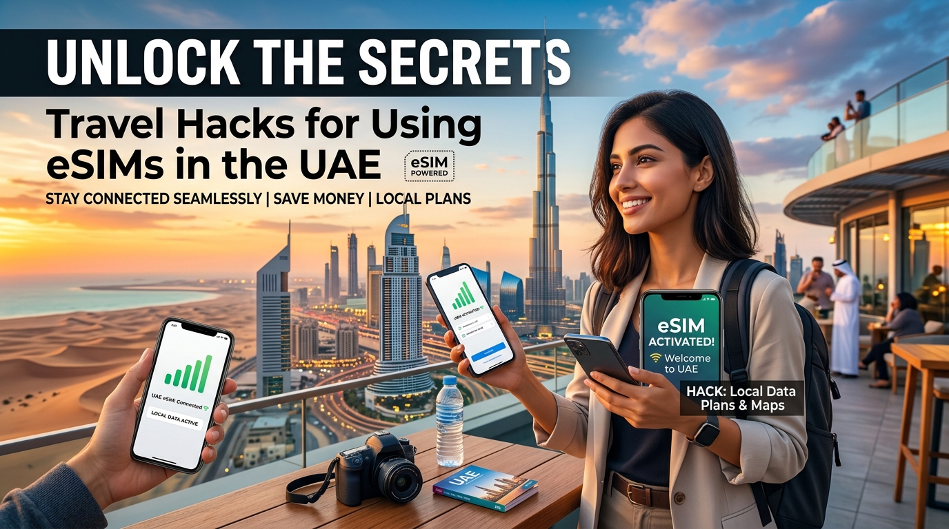 Unlock the Secrets: Travel Hacks for Using eSIMs in the UAE