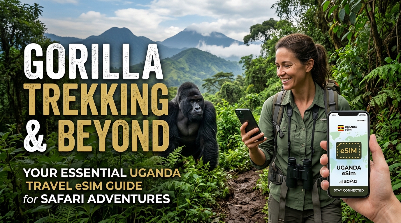 Gorilla Trekking & Beyond: Your Essential Uganda Travel eSIM Guide for Safari Adventures