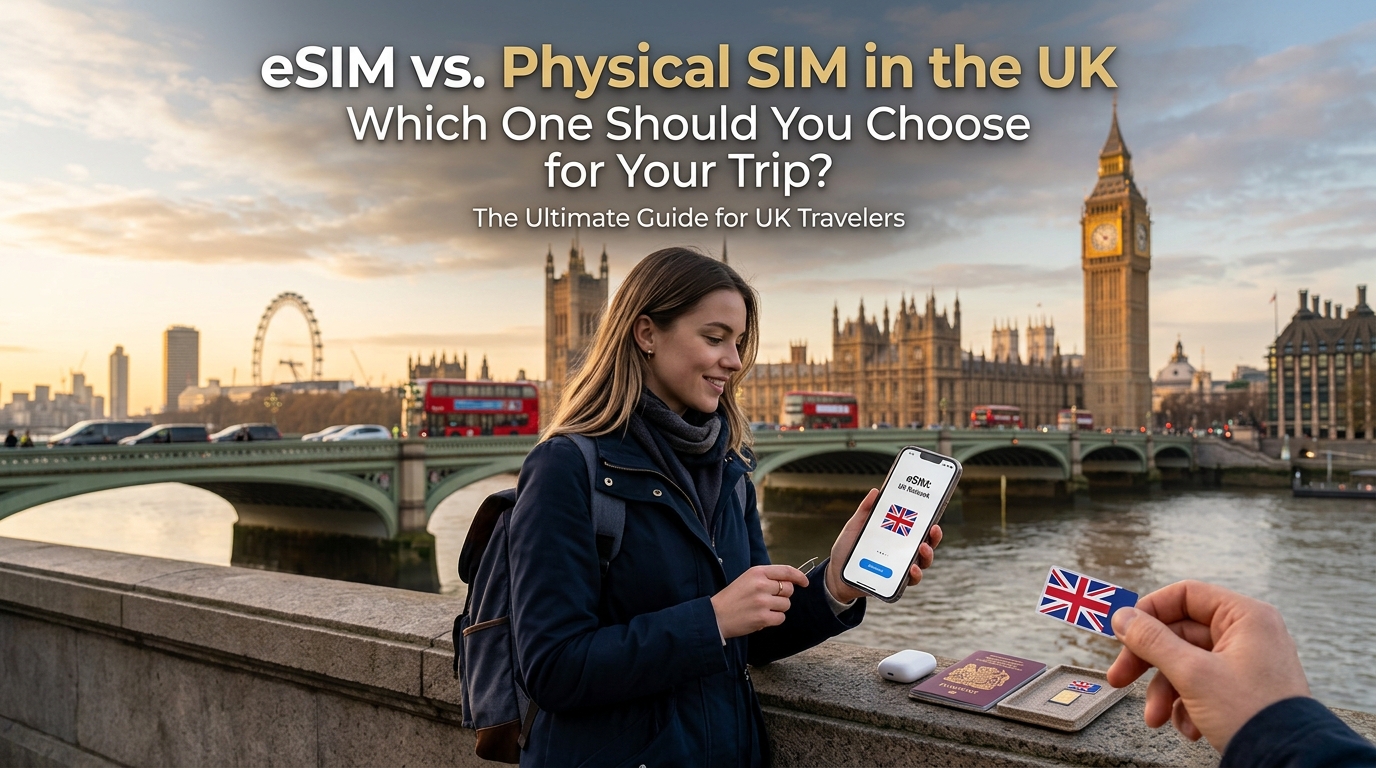 eSIM vs. Physical SIM in the UK: Which One Should You Choose for Your Trip?