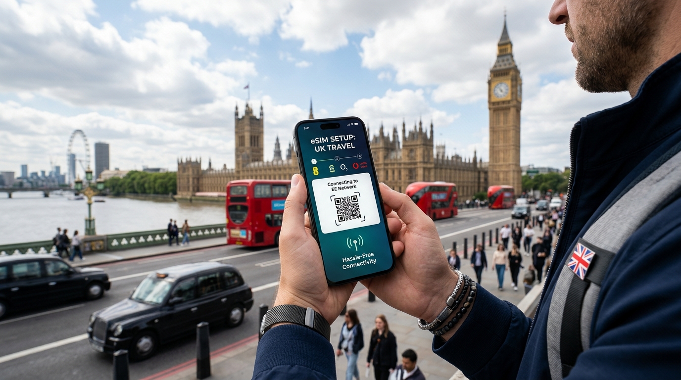 Traveling to the UK? Your Complete Guide to Setting Up an eSIM for Hassle-Free Connectivity