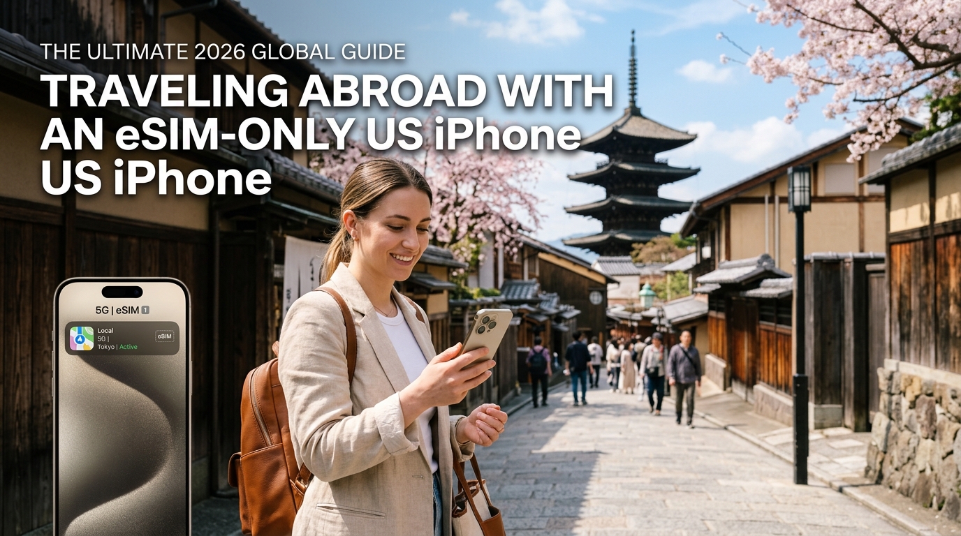 Traveling Abroad with an eSIM-Only US iPhone: The Ultimate 2026 Global Guide