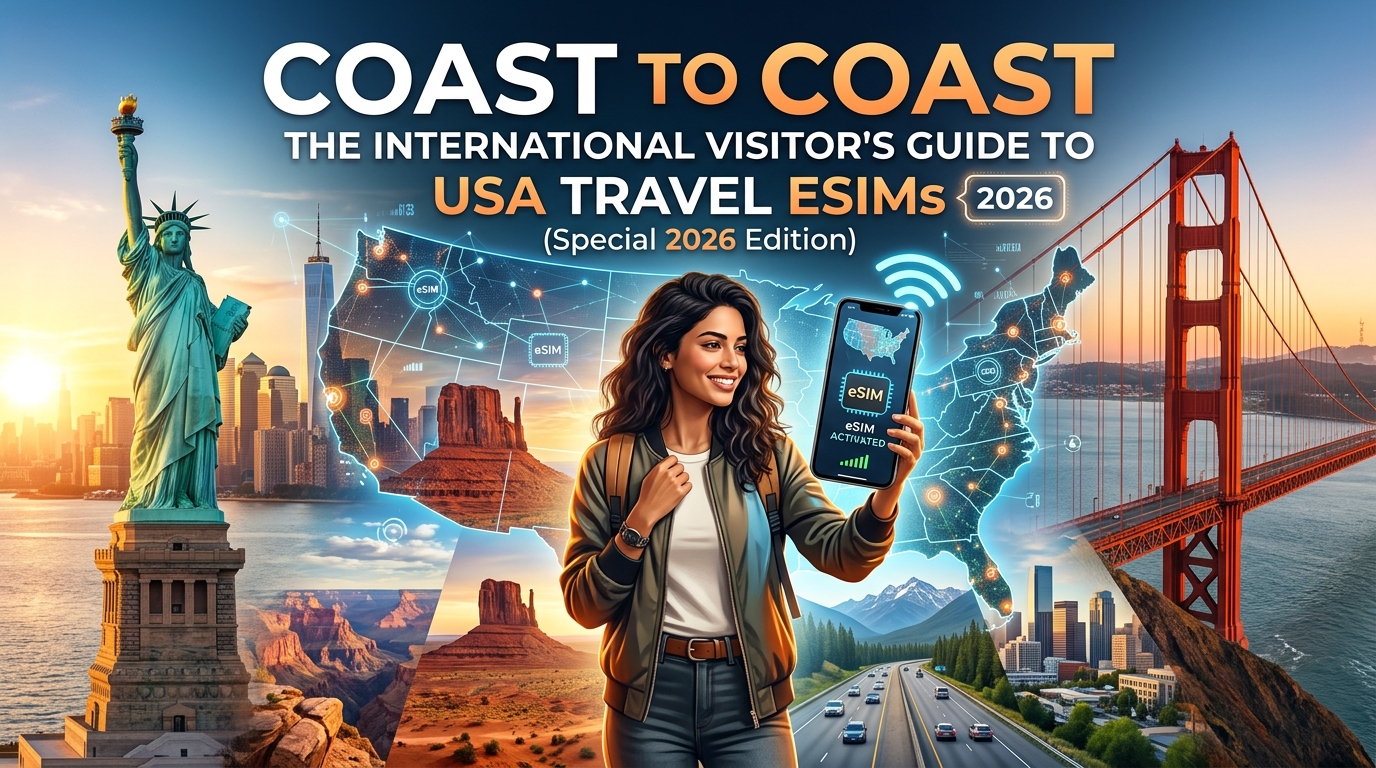 Coast to Coast: The International Visitor's Guide to USA Travel eSIMs (Special 2026 Edition)