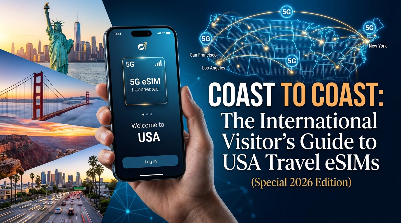 Coast to Coast: The International Visitor's Guide to USA Travel eSIMs (Special 2026 Edition)