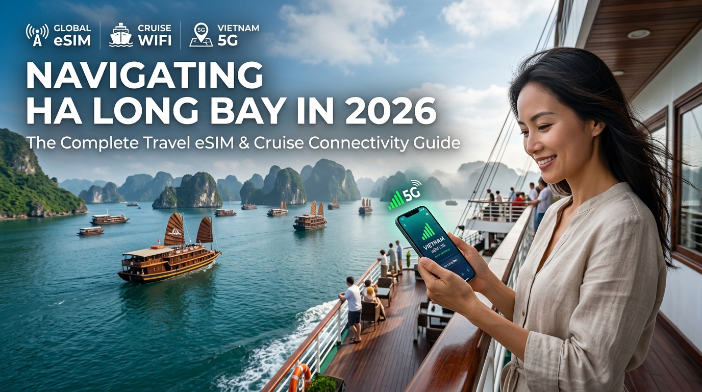 Navigating Ha Long Bay in 2026: The Complete Travel eSIM & Cruise Connectivity Guide