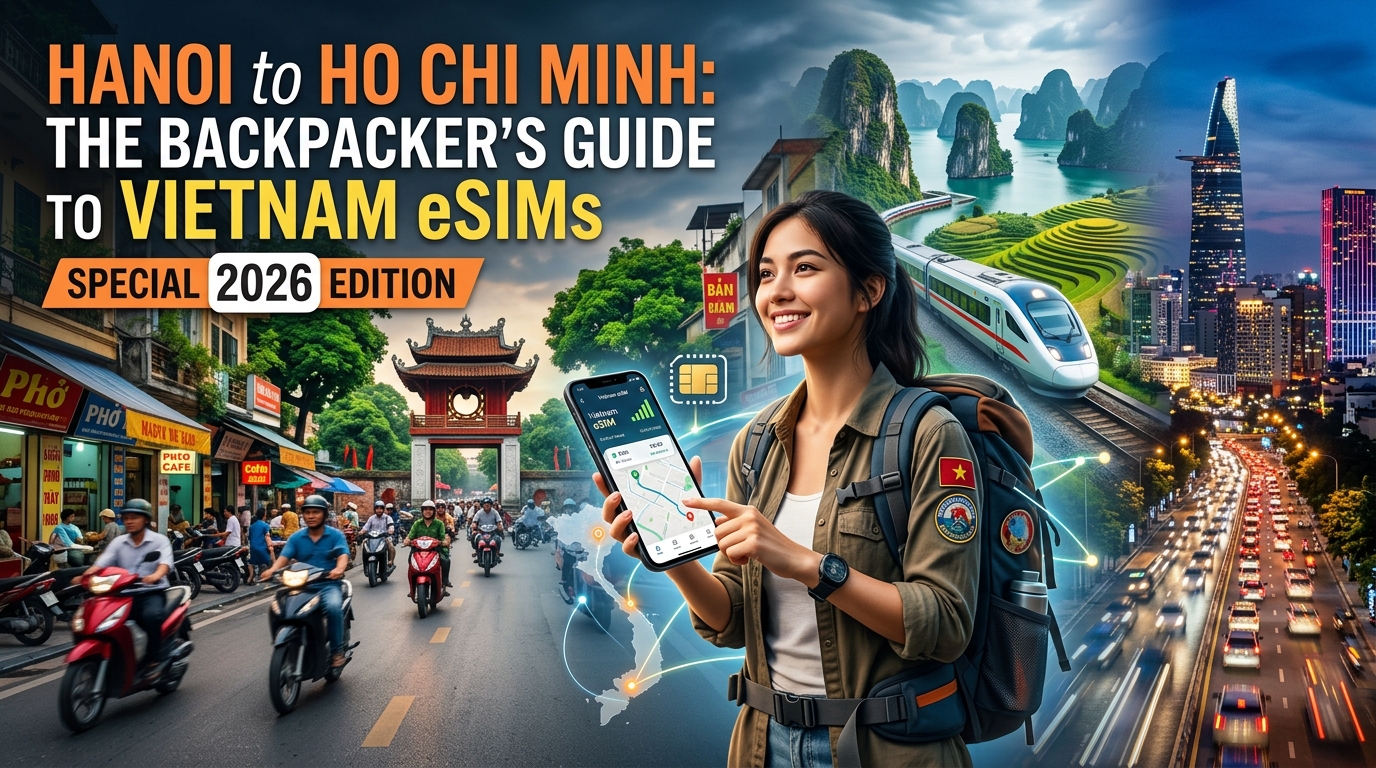 Hanoi to Ho Chi Minh: The Backpacker's Guide to Vietnam eSIMs (Special 2026 Edition)